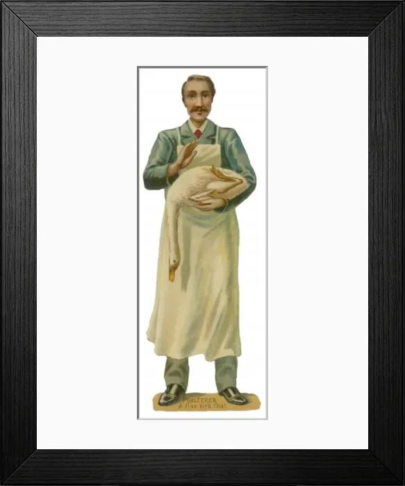 Framed Print : Poulterer (Scrap) Framed Print : Poulterer (Scrap)