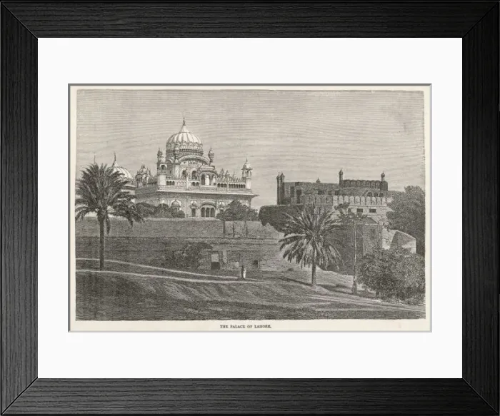 Framed Print : Pakistan / Lahore / Palace Framed Print : Pakistan / Lahore / Palace