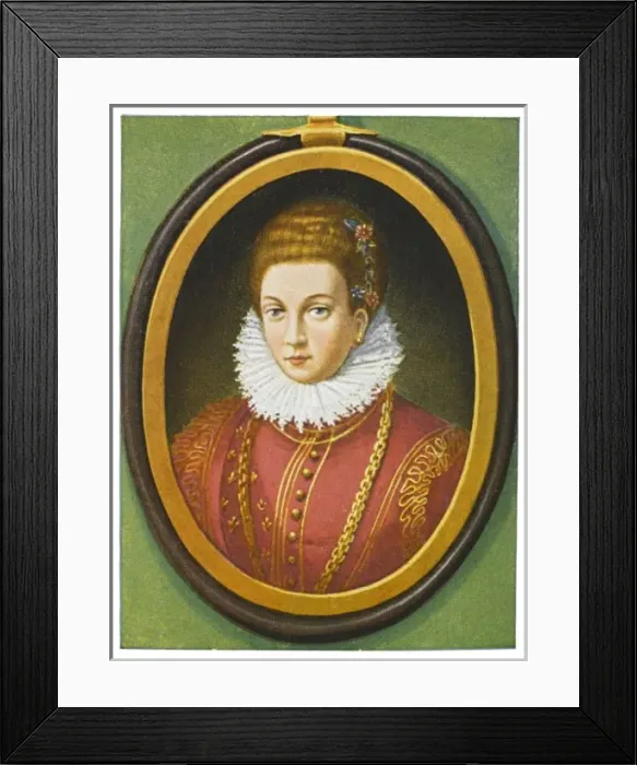 Framed Print : Marie De Medicis / 16C Min Framed Print : Marie De Medicis / 16C Min