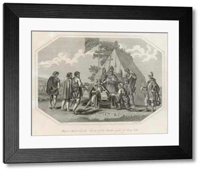 Framed Print : Magna Carta / Warren Framed Print : Magna Carta / Warren