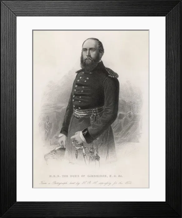 Framed Print : Duke of Cambridge 19C Framed Print : Duke of Cambridge 19C