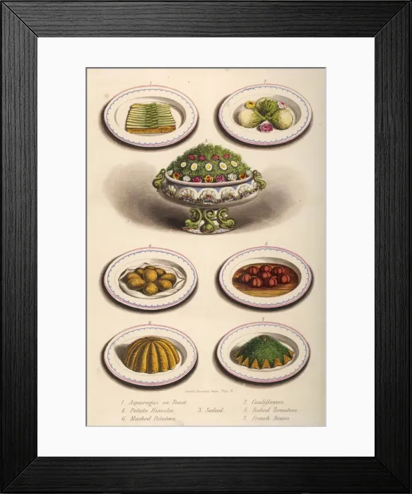 Framed Print : Vegetable Dishes Framed Print : Vegetable Dishes