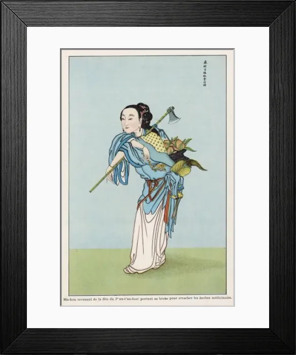 Framed Print : Medicinal Herbs Goddess Framed Print : Medicinal Herbs Goddess
