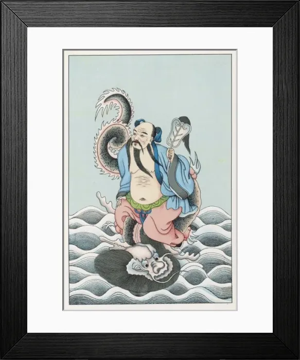 Framed Print : Riding a Chinese Beast Framed Print : Riding a Chinese Beast