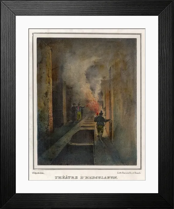 Framed Print : Tourism / Herculaneum Framed Print : Tourism / Herculaneum