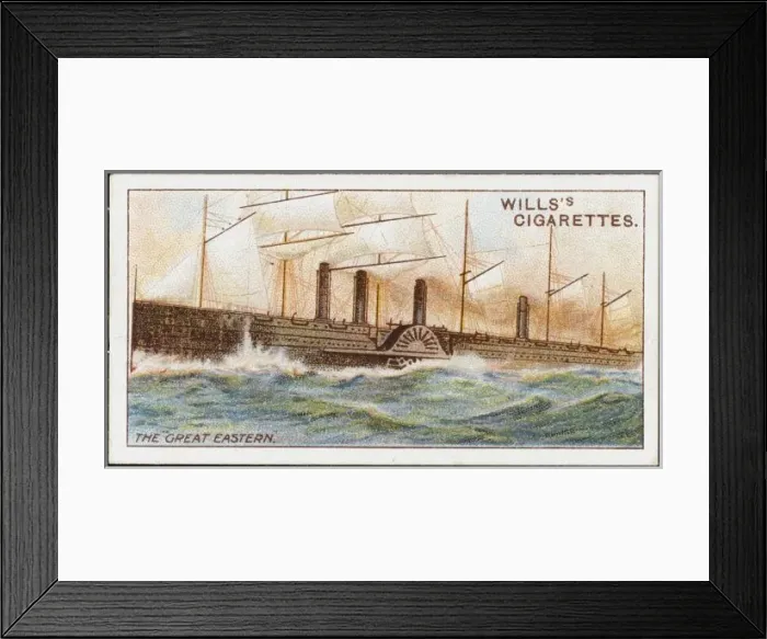 Framed Print : Great Eastern (Cig Card)