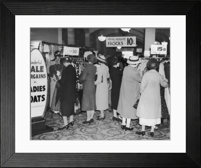 Framed Print : Derry and Toms Sale