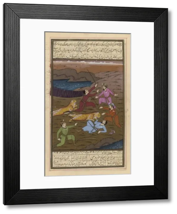 Framed Print : Indian Leopard Hunt Framed Print : Indian Leopard Hunt