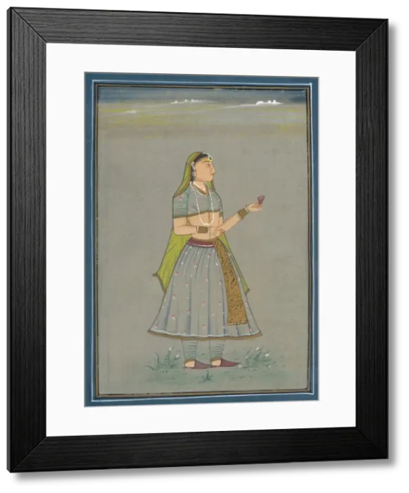 Framed Print : Racial / Indian Woman / Cup Framed Print : Racial / Indian Woman / Cup