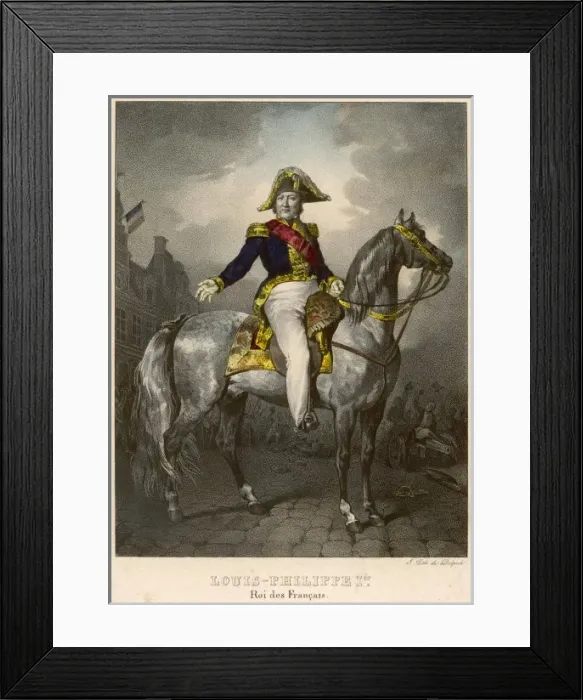 Framed Print : Louis-Philippe / Delpech Framed Print : Louis-Philippe / Delpech