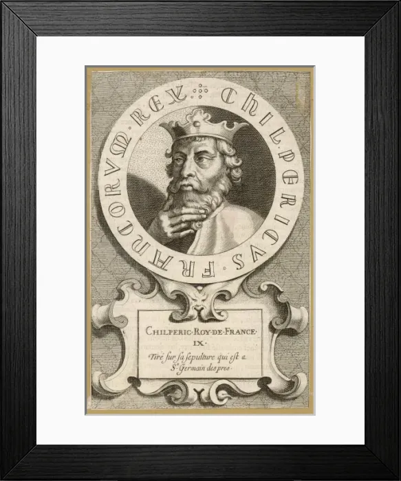 Framed Print : Chilperic I Framed Print : Chilperic I