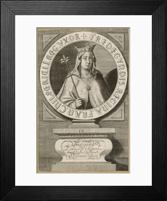 Framed Print : Fredegonde, Q of Chilper Framed Print : Fredegonde, Q of Chilper