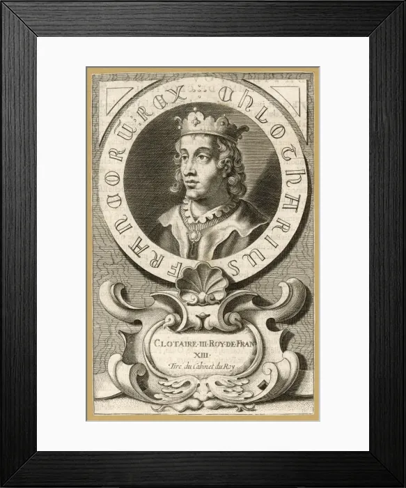 Framed Print : Clotaire III Framed Print : Clotaire III