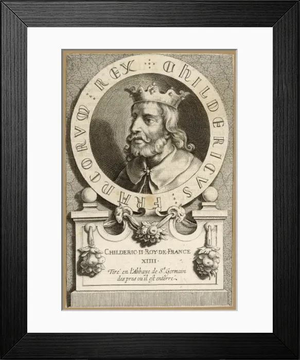 Framed Print : Childeric II Framed Print : Childeric II
