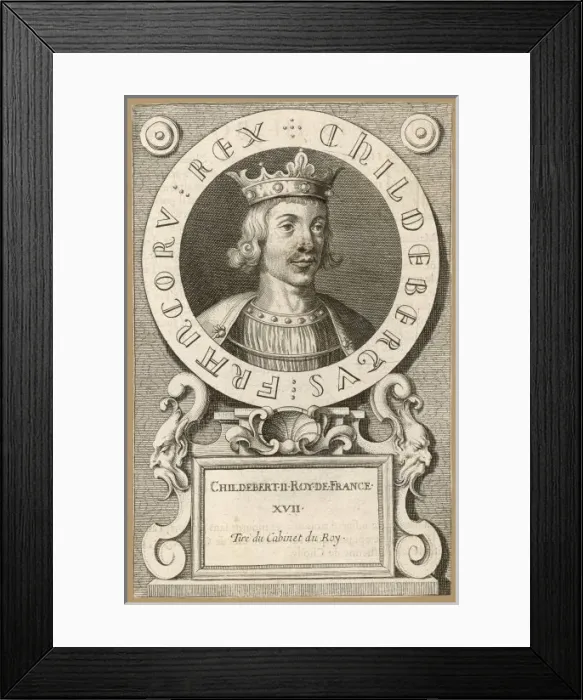 Framed Print : Childebert II Framed Print : Childebert II