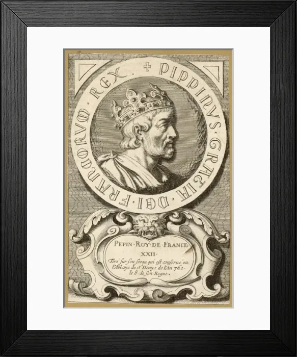 Framed Print : Pepin Le Bref Framed Print : Pepin Le Bref