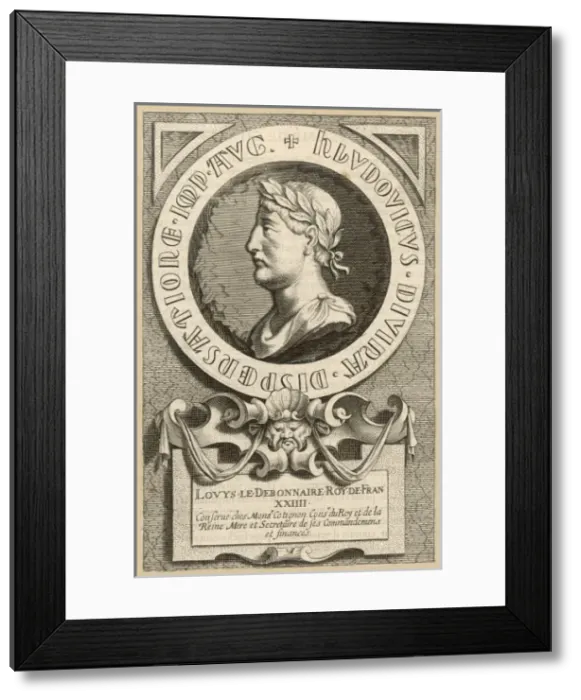 Framed Print : Louis I the Pious Framed Print : Louis I the Pious