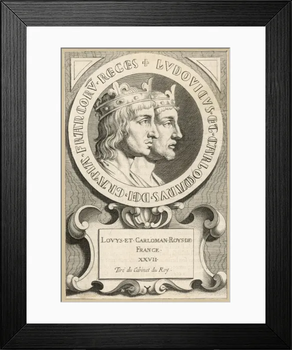 Framed Print : Louis III King of France Framed Print : Louis III King of France
