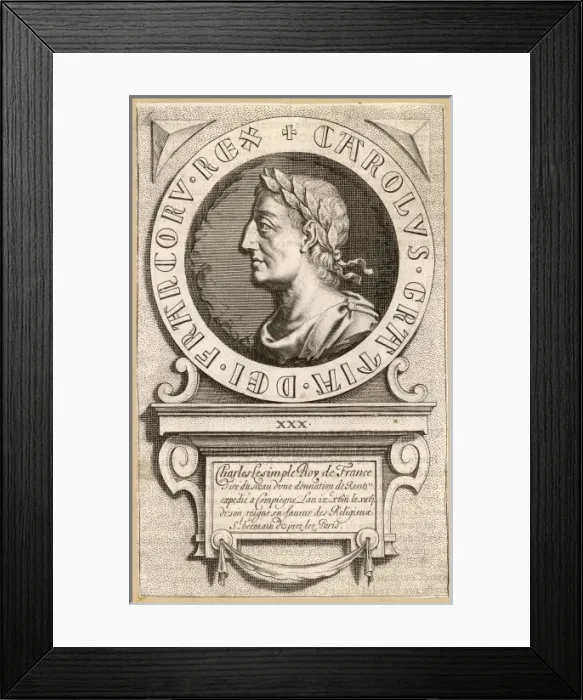Framed Print : Charles III Le Simple Framed Print : Charles III Le Simple