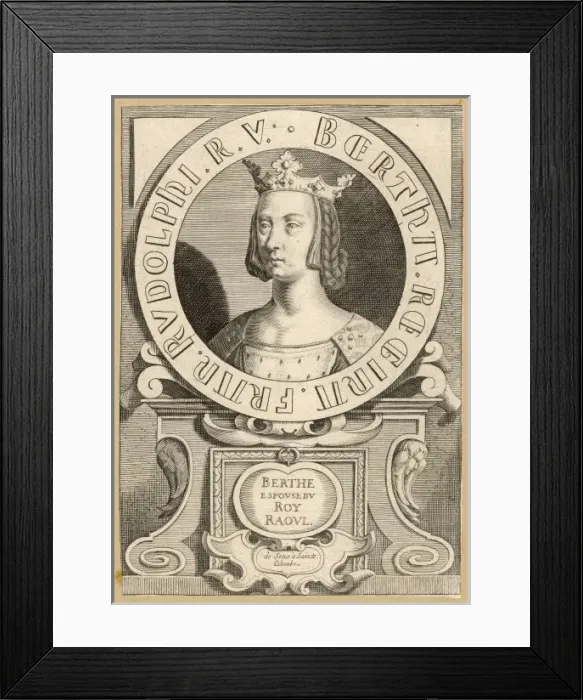 Framed Print : Berthe, Queen of Raoul Framed Print : Berthe, Queen of Raoul