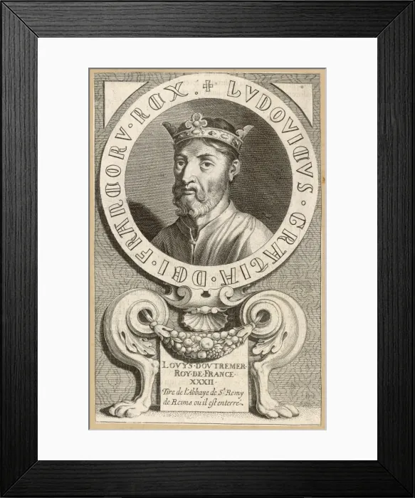 Framed Print : Louis IV D outremer Framed Print : Louis IV D outremer