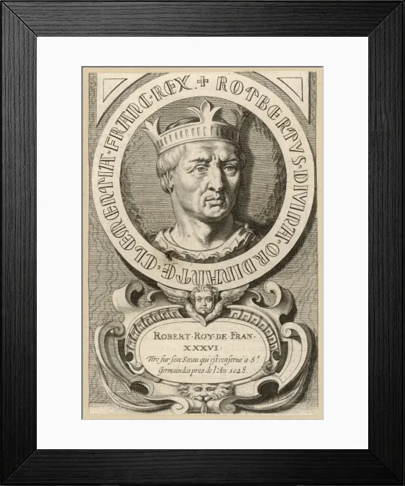 Framed Print : Robert II Le Pieux Framed Print : Robert II Le Pieux