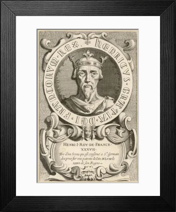 Framed Print : Henri I of France Framed Print : Henri I of France
