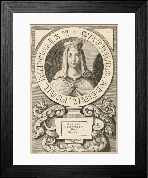 Framed Print : Mathilde, Q of Henri I Framed Print : Mathilde, Q of Henri I