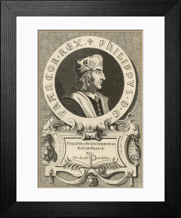 Framed Print : Philippe II Auguste Framed Print : Philippe II Auguste