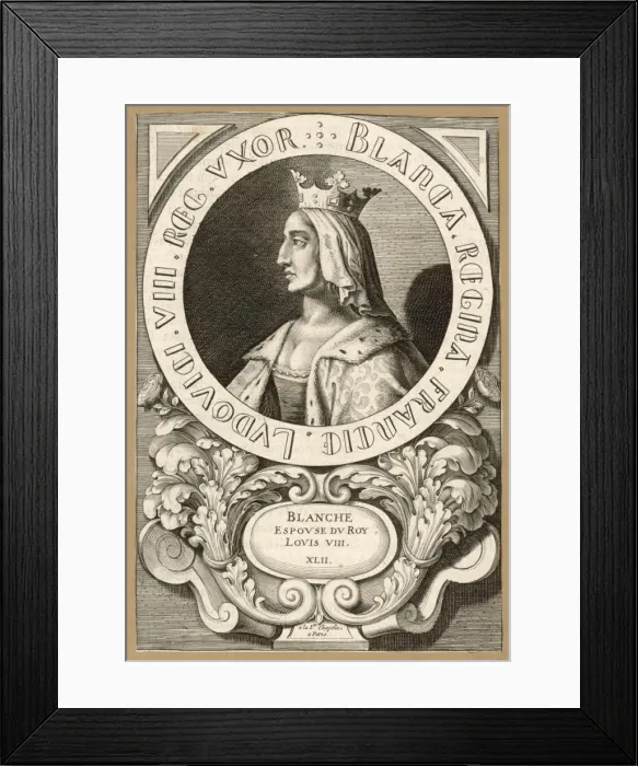Framed Print : Blanche De Castile Framed Print : Blanche De Castile