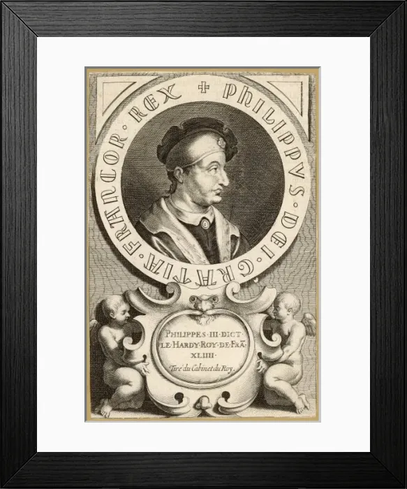 Framed Print : Philippe III Le Hardi Framed Print : Philippe III Le Hardi
