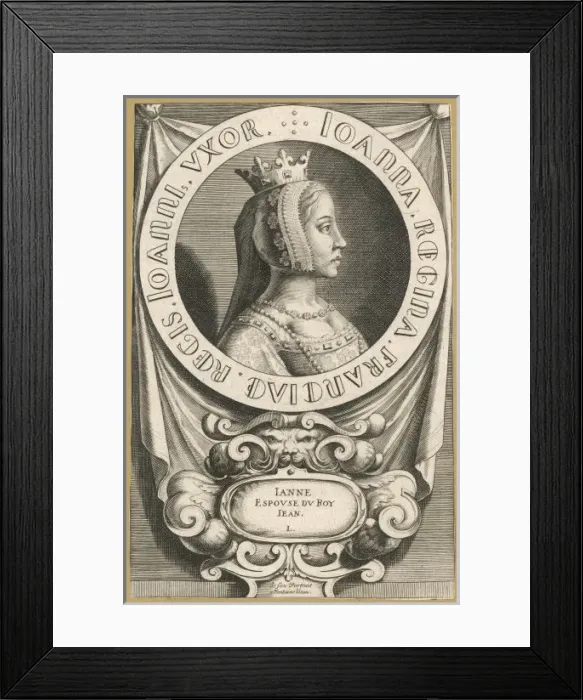 Framed Print : Jeanne D auvergne Framed Print : Jeanne D auvergne