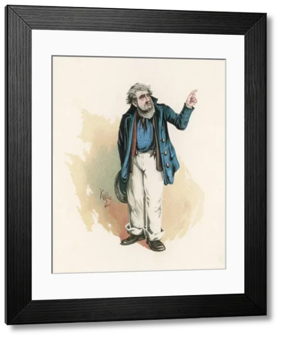 Framed Print : Copperfield / Mr Peggotty Framed Print : Copperfield / Mr Peggotty