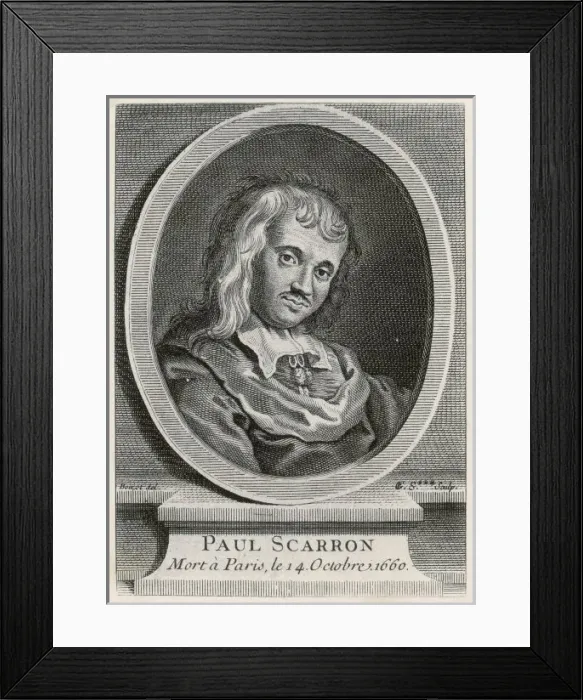 Framed Print : Paul Scarron (Boirot) Framed Print : Paul Scarron (Boirot)