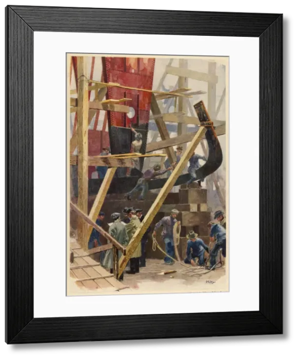Framed Print : Making Torpedoboats Framed Print : Making Torpedoboats