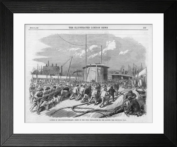 Framed Print : Northumberland Launched Framed Print : Northumberland Launched