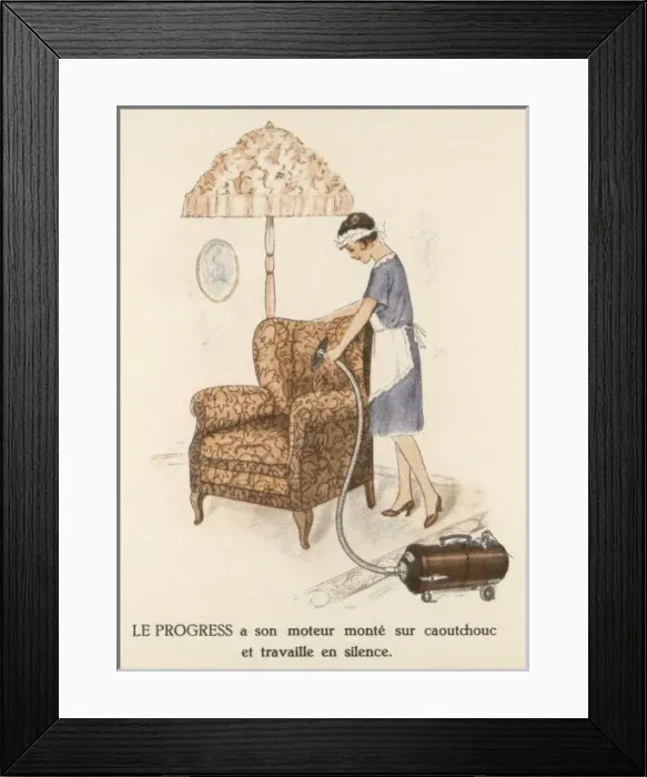 Framed Print : Vacuuming Armchair Framed Print : Vacuuming Armchair