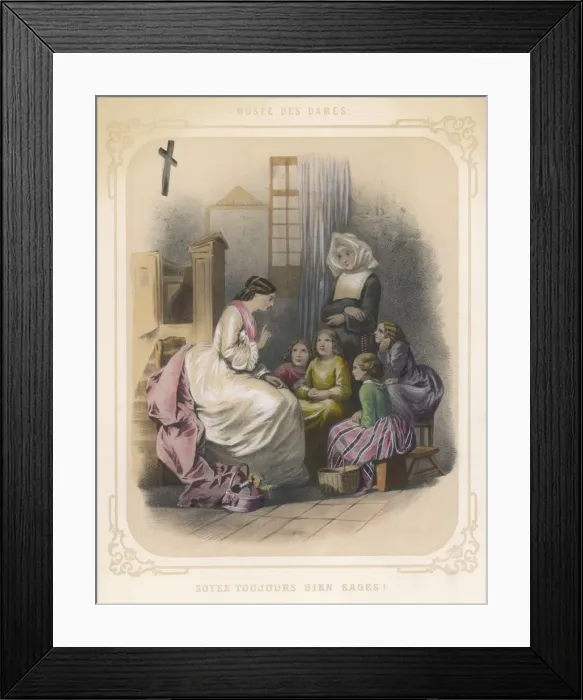 Framed Print : French School be Good Framed Print : French School be Good