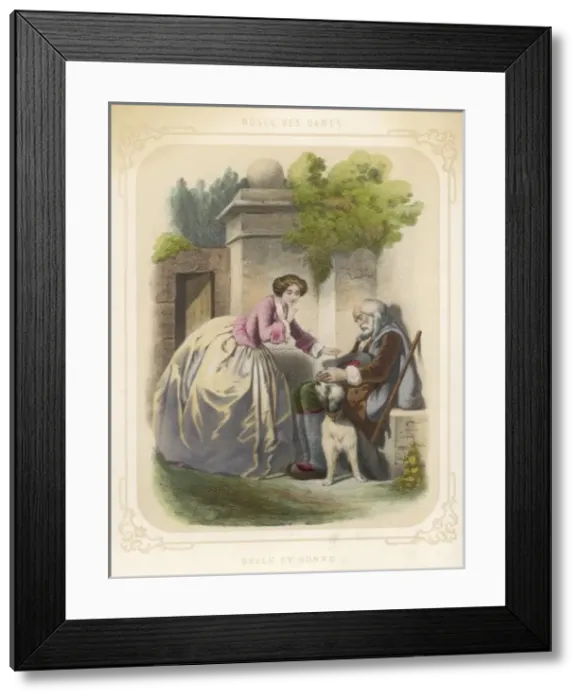 Framed Print : Sleeping Beggar Rewarded Framed Print : Sleeping Beggar Rewarded