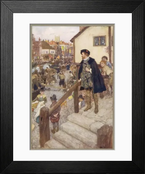 Framed Print : Shakespeare in London Framed Print : Shakespeare in London