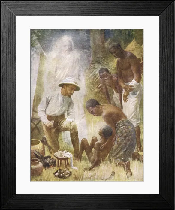 Framed Print : Missionary Gets Help Framed Print : Missionary Gets Help