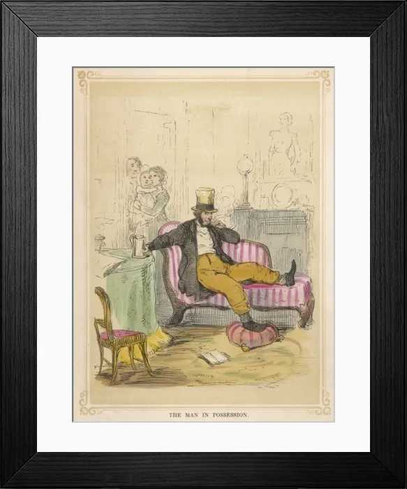 Framed Print : Bailiff in the House Framed Print : Bailiff in the House