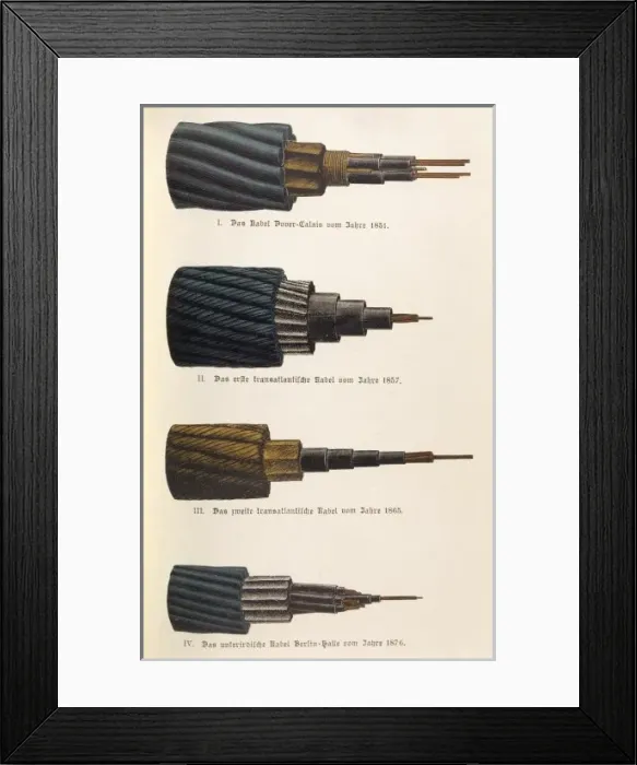 Framed Print : Atlantic Telegraph Framed Print : Atlantic Telegraph