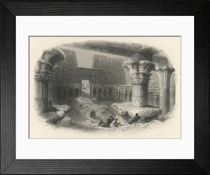 Framed Print : Egypt / Temple at Edfu Framed Print : Egypt / Temple at Edfu