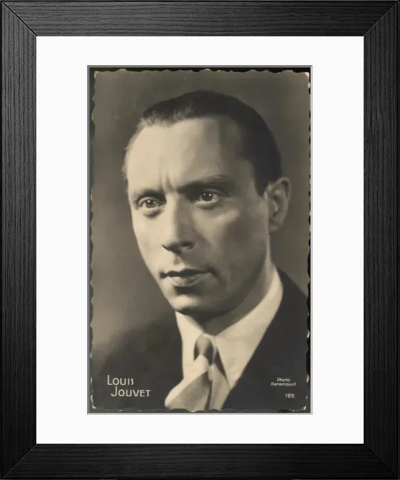 Framed Print : Louis Jouvet / Postcard Framed Print : Louis Jouvet / Postcard