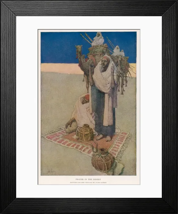 Framed Print : Prayer in the Desert Framed Print : Prayer in the Desert