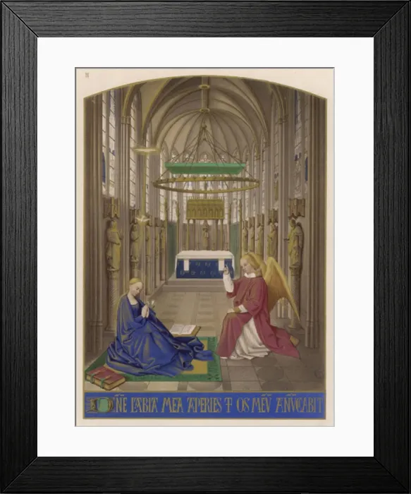 Framed Print : Mary Told / Fouquet Framed Print : Mary Told / Fouquet