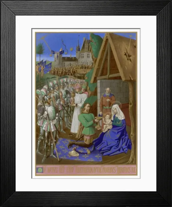 Framed Print : The Magis  /  Fouquet