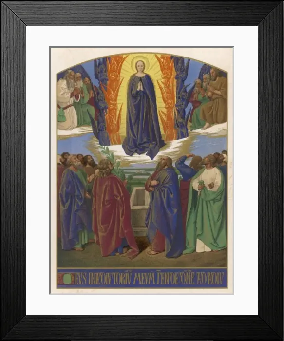 Framed Print : Mary Goes to Heaven Framed Print : Mary Goes to Heaven