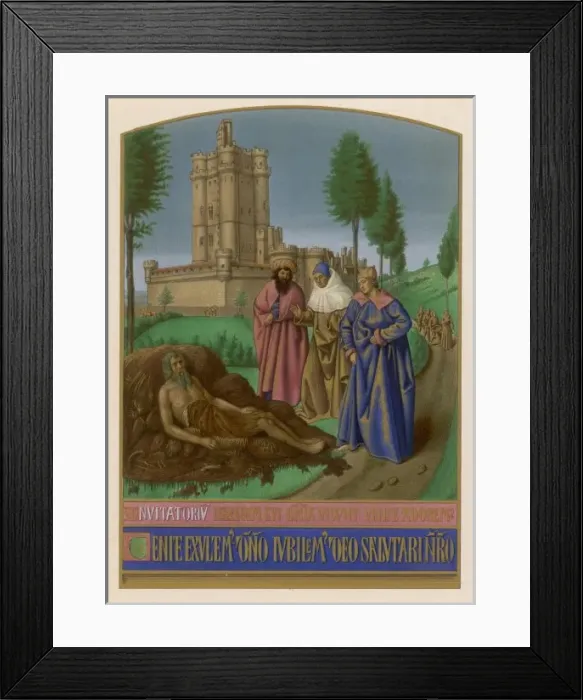 Framed Print : Job on the Dunghill Framed Print : Job on the Dunghill
